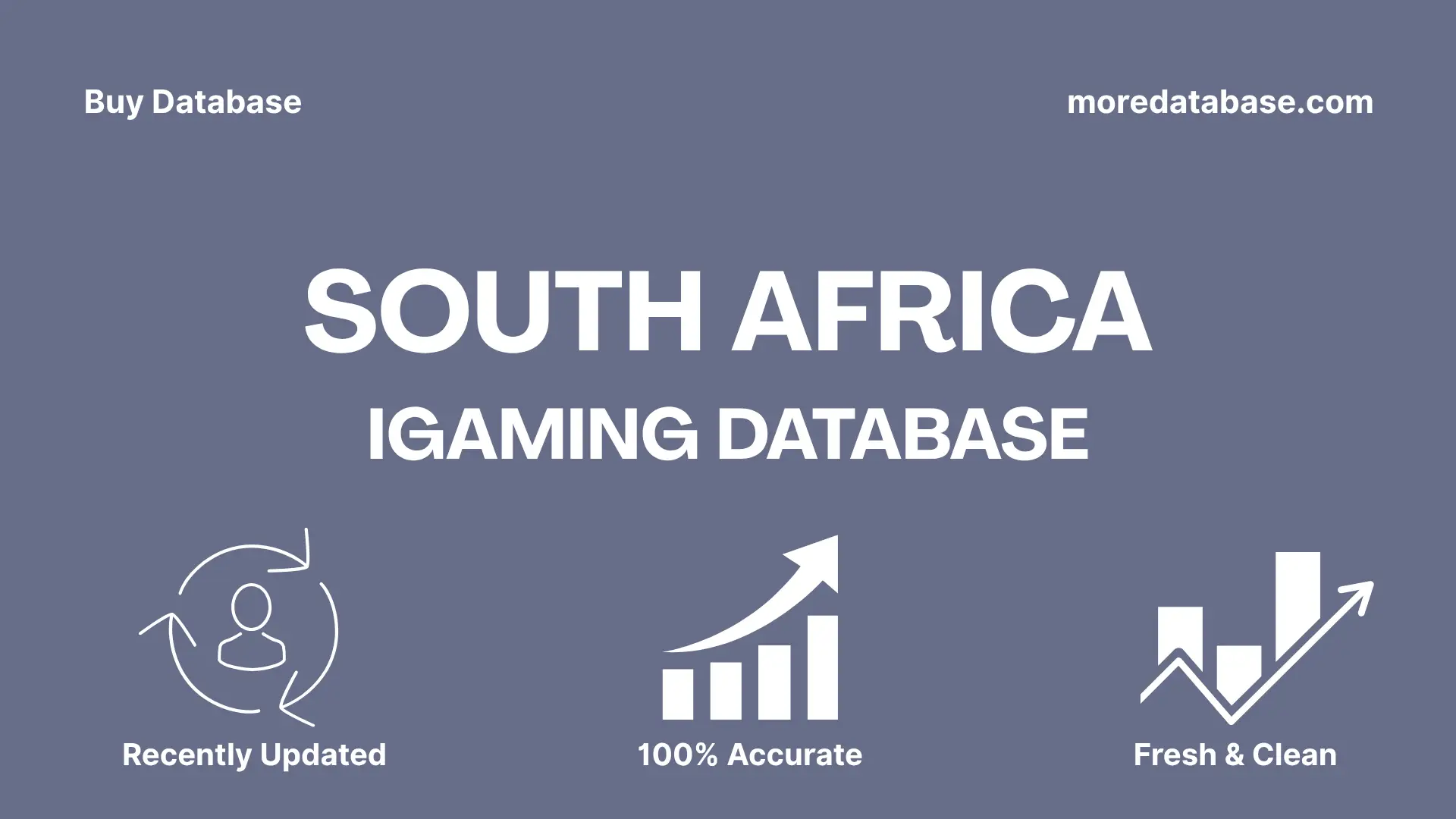 South Africa iGaming Database 1 Million Package